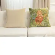 Feerie Tropicale Left Belgian Sofa Pillow Cover | Close Up 5
