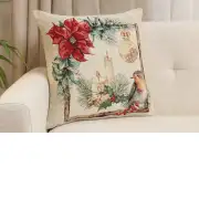 Noel Birds Cushion Cover | Close Up 1