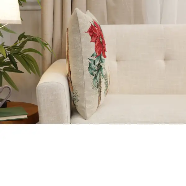 Noel Birds Cushion Cover | Close Up 2