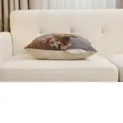 Forest Stag Grey Belgian Sofa Pillow Cover | Close Up 4