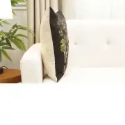 Forest Rabbit Family Belgian Sofa Pillow Cover | Close Up 2