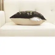 Forest Rabbit Family Belgian Sofa Pillow Cover | Close Up 4