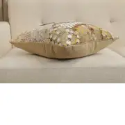 Grey Cat Sisi Light Belgian Cushion Cover - 18 in. x 18 in. Cotton by Charlotte Home Furnishings Inc | Close Up 3