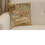 Benjamine Beatrix Potter Belgian Sofa Pillow Cover | Close Up 1