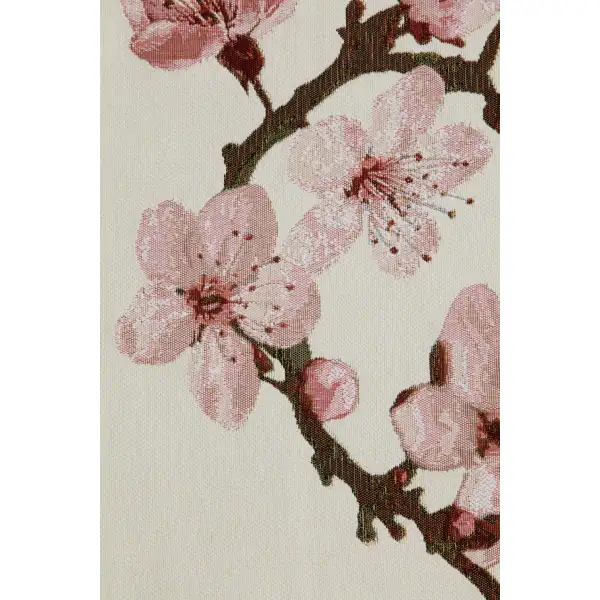 Cherry Blossom White Decorative Table Mat | Close Up 2