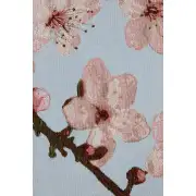 Cherry Blossom Blue Decorative Table Mat | Close Up 1