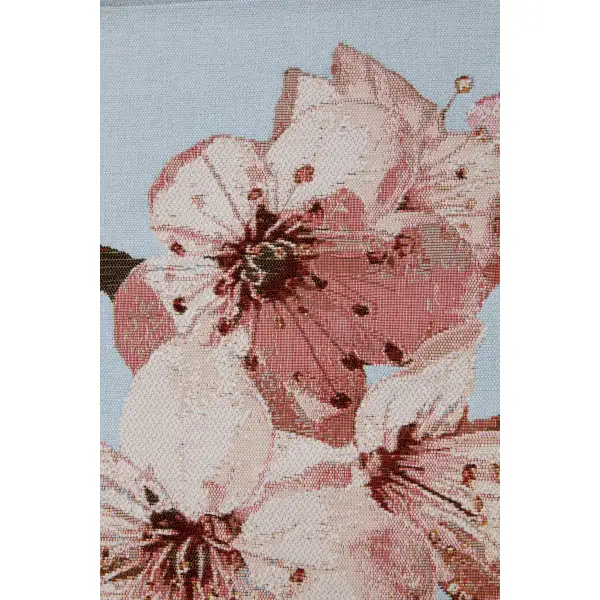 Cherry Blossom Blue Decorative Table Mat | Close Up 5