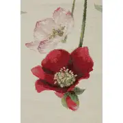 Hellebores White Runner Decorative Table Mat | Close Up 3