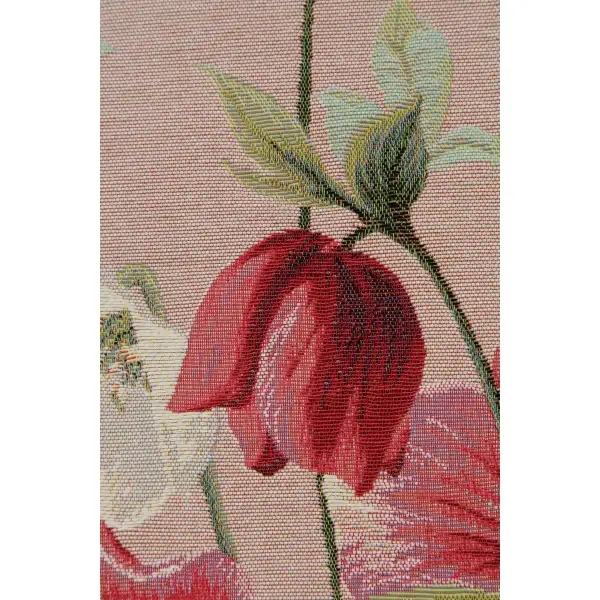 Hellebores Pink Runner Decorative Table Mat | Close Up 2
