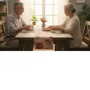 Hellebores Pink Runner Decorative Table Mat | Life Style 2