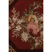 Aubusson Red Small Decorative Table Mat | Close Up 2