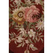 Aubusson Red Small Decorative Table Mat | Close Up 4