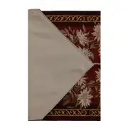 Aubusson Red Small Decorative Table Mat | Close Up 4