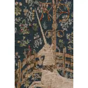 Licorne Captive Bleu Large Decorative Table Mat | Close Up 4