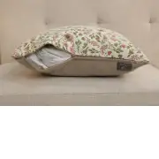 Broche Flowers French Couch Cushion | Close Up 4