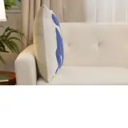 Femme Bleue Assise Matisse Belgian Sofa Pillow Cover | Close Up 2