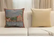 Brugge - Minnewater Belgian Sofa Pillow Cover | Close Up 5