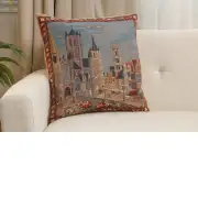 Gent - III Torens Belgian Sofa Pillow Cover | Close Up 1