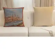Gent - Graslei Belgian Sofa Pillow Cover | Close Up 5