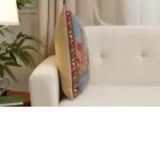 Brugge - Rozenhoekaai Belgian Sofa Pillow Cover | Close Up 2