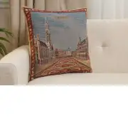Brussel Belgian Sofa Pillow Cover | Close Up 1