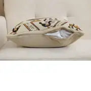 Bayeux Banquet Feast Belgian Sofa Pillow Cover | Close Up 4