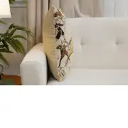 Bayeux Battle of Hastings Belgian Sofa Pillow Cover | Close Up 2