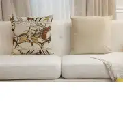 Bayeux Battle of Hastings Belgian Sofa Pillow Cover | Close Up 5