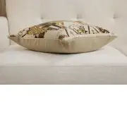 Bayeux Mont St-Michel Belgian Sofa Pillow Cover | Close Up 3