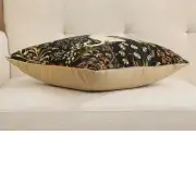 Medieval Hound Sitting Belgian Sofa Pillow Cover | Close Up 3