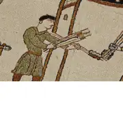 Bayeux The Banquet Belgian Wall Tapestry | Close Up 2