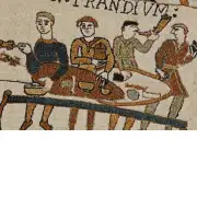 Bayeux The Banquet Large Belgian Wall Tapestry | Close Up 1