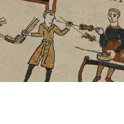 Bayeux The Banquet Large Belgian Wall Tapestry | Close Up 3
