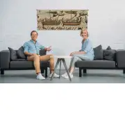 Bayeux Navigio Ships Belgian Wall Tapestry | Life Style 2