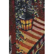 Bellagio Village no Border Belgian Wall Tapestry | Close Up 2
