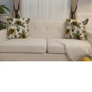 Tournesols Sunflower Large Belgian Sofa Pillow Cover | Close Up 5