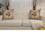 Aubusson Large Belgian Sofa Pillow Cover | Close Up 5
