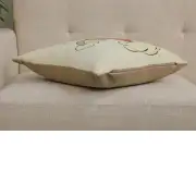 The Little Prince on a Rainbow Belgian Sofa Pillow Cover | Close Up 3