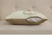 The Little Prince on a Rainbow Belgian Sofa Pillow Cover | Close Up 4