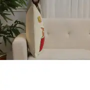 The Little Prince Reading a Book Belgian Sofa Pillow Cover | Close Up 2