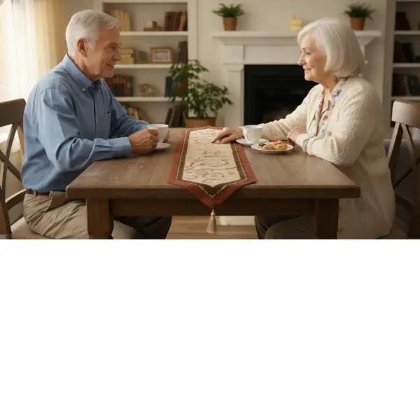 Orleans Floral Large Decorative Table Mat | Life Style 2