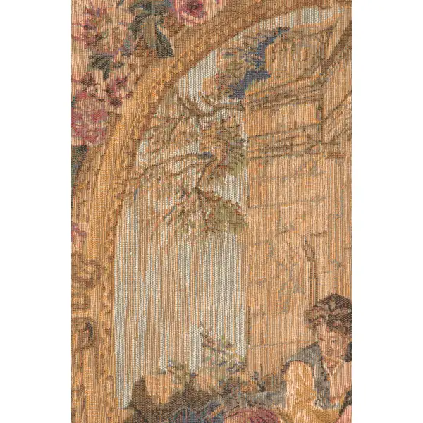 Serenade Creme I French Wall Tapestry | Close Up 2