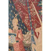 Jeune Fille Au Coffret French Wall Tapestry - 19 in. x 29 in. Cotton/Viscose/Polyester by Charlotte Home Furnishings | Close Up 2