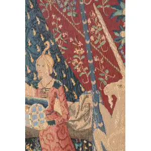 Jeune Fille Au Coffret French Wall Tapestry - 19 in. x 29 in. Cotton/Viscose/Polyester by Charlotte Home Furnishings Inc