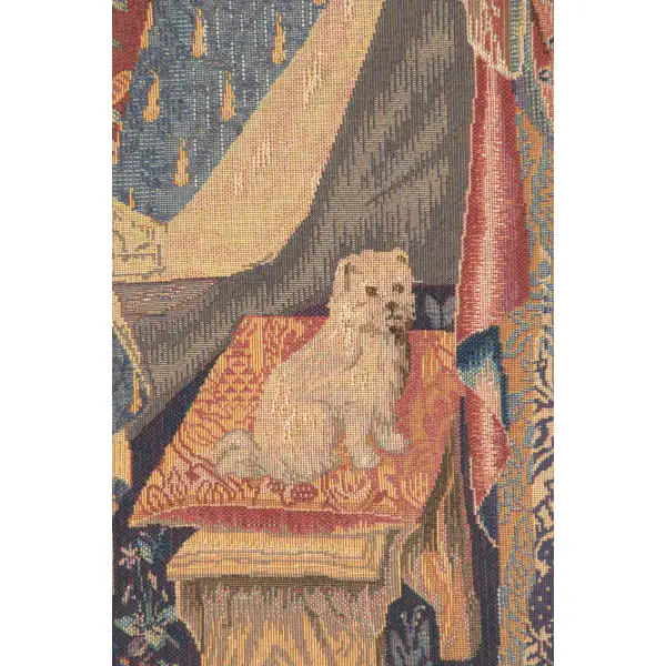 Dame au Chien I French Wall Tapestry | Close Up 2