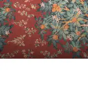 Orange Tree II French Table Mat - 35 in. x 14 in. Cotton/Viscose/Polyester by William Morris | Close Up 1