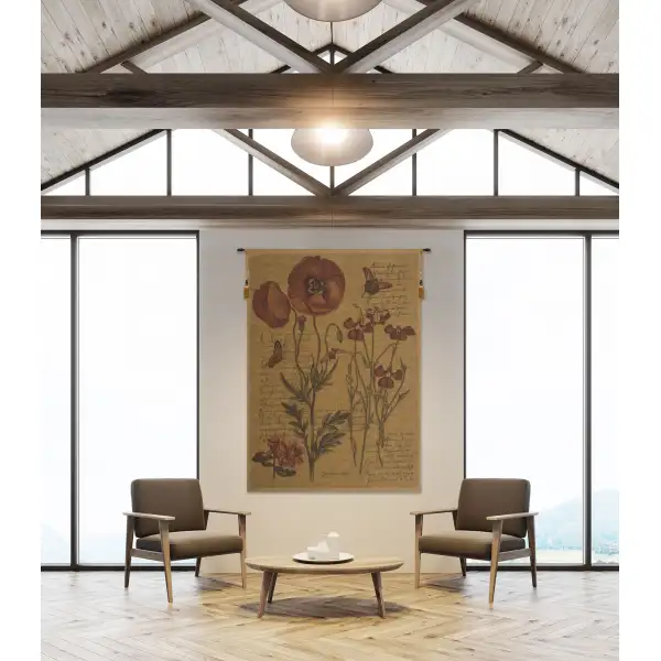 Flanders Poppies III Belgian Tapestry | Life Style 1