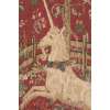 Licorne Captive Rouge French Tapestry | Close Up 1