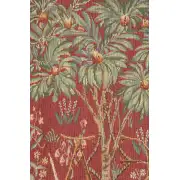 Licorne Captive Rouge French Wall Tapestry - 44 in. x 58 in. Wool/cotton/others by Charlotte Home Furnishings | Close Up 2