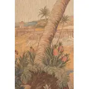 L'Oasis Carre Square French Wall Tapestry | Close Up 1